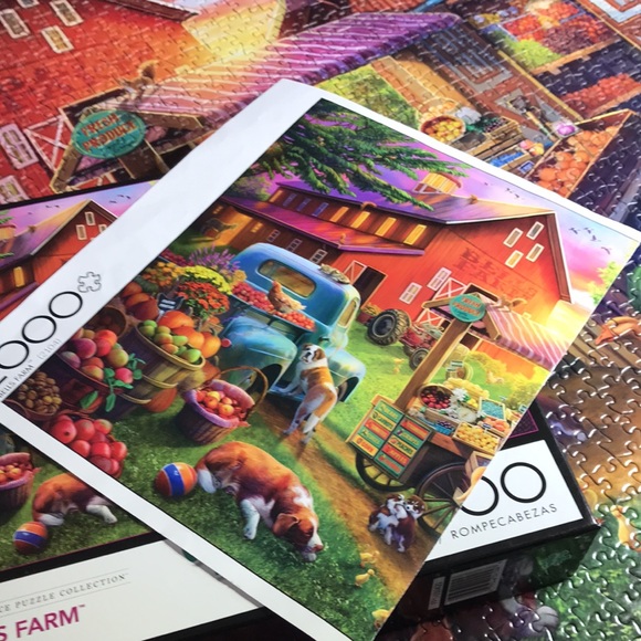 Two Thousand Piece Buffalo Jigsaw Puzzle Bells Farm - Picture 5 of 6